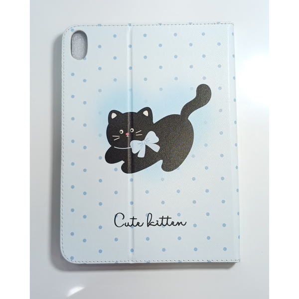 Cute Kitten Flip Cover for iPad Air A16 (2025) or iPad 10 gen 2022