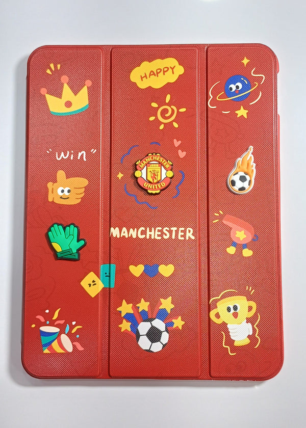 Manchester Theme Flip Cover for iPad Air A16 (2025) & iPad 10th Gen