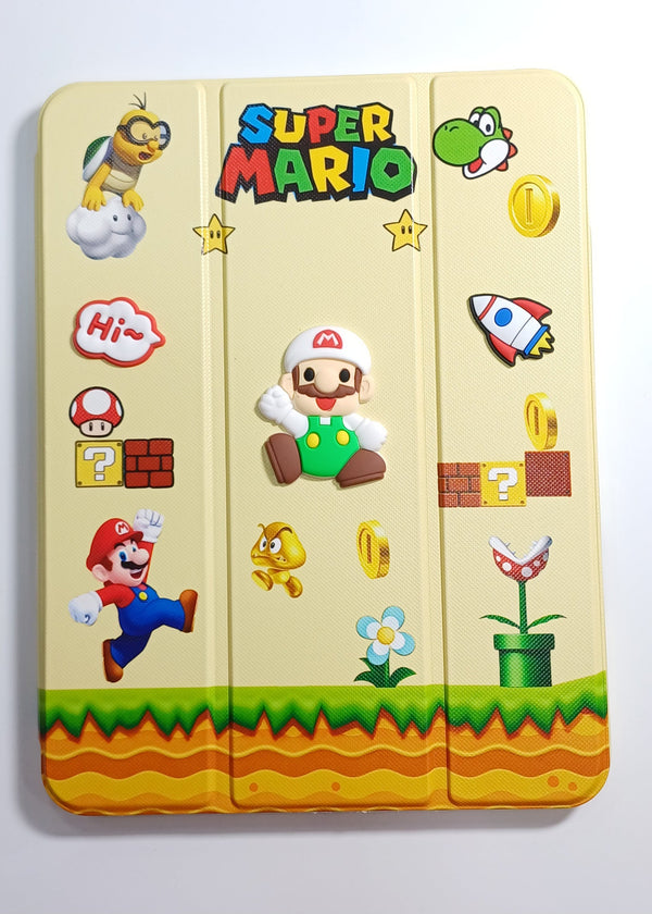 Super Mario Theme Flip Cover for iPad Air A16 (2025) & iPad 10th Gen