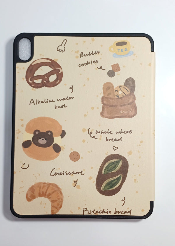 Aesthetic Bakery Bear Flip Cover for iPad Air A16 (2025) & iPad 10th gen 2022