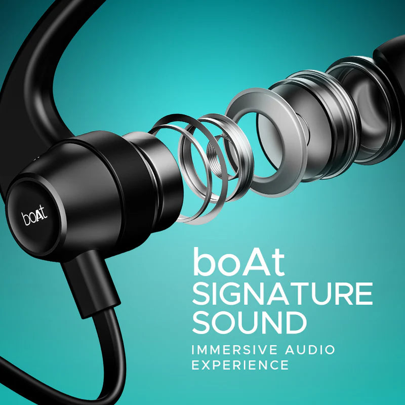 boAt Rockerz 255 Pro+ Wireless Neckband – 60H Playback, ASAP Charge, IPX7, 10mm Drivers