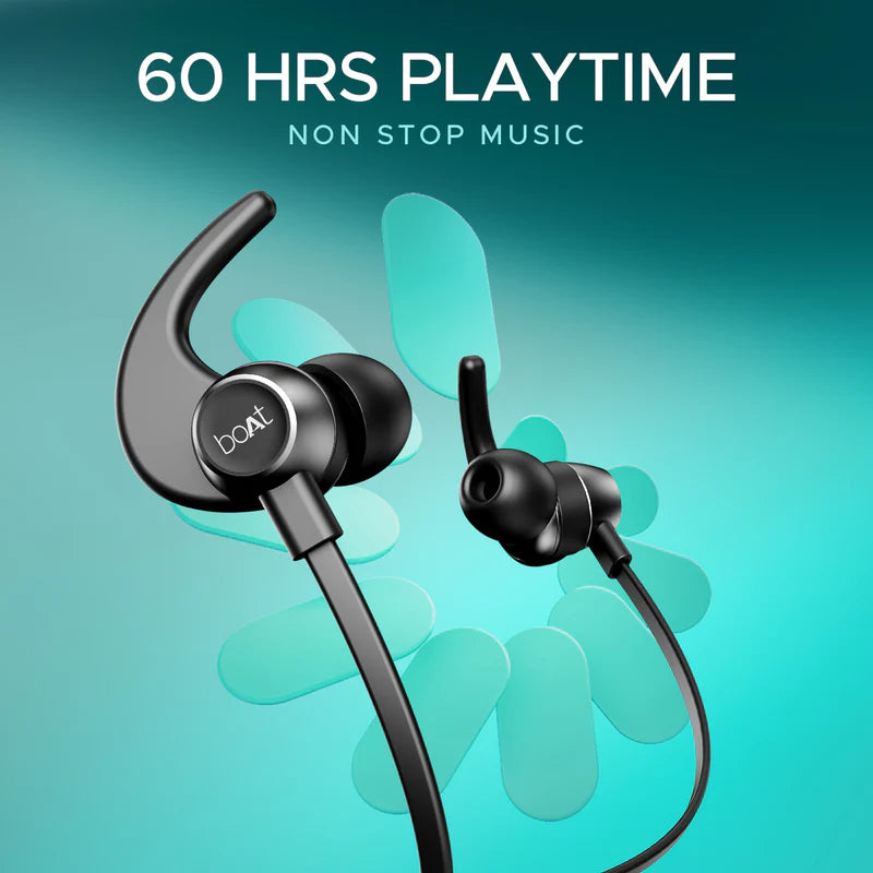 boAt Rockerz 255 Pro+ Wireless Neckband – 60H Playback, ASAP Charge, IPX7, 10mm Drivers