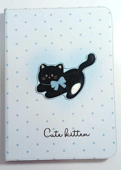 Cute Kitten Flip Cover for iPad Air A16 (2025) or iPad 10 gen 2022