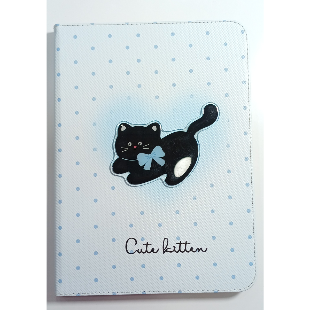Cute Kitten Flip Cover for iPad Air A16 (2025) or iPad 10 gen 2022