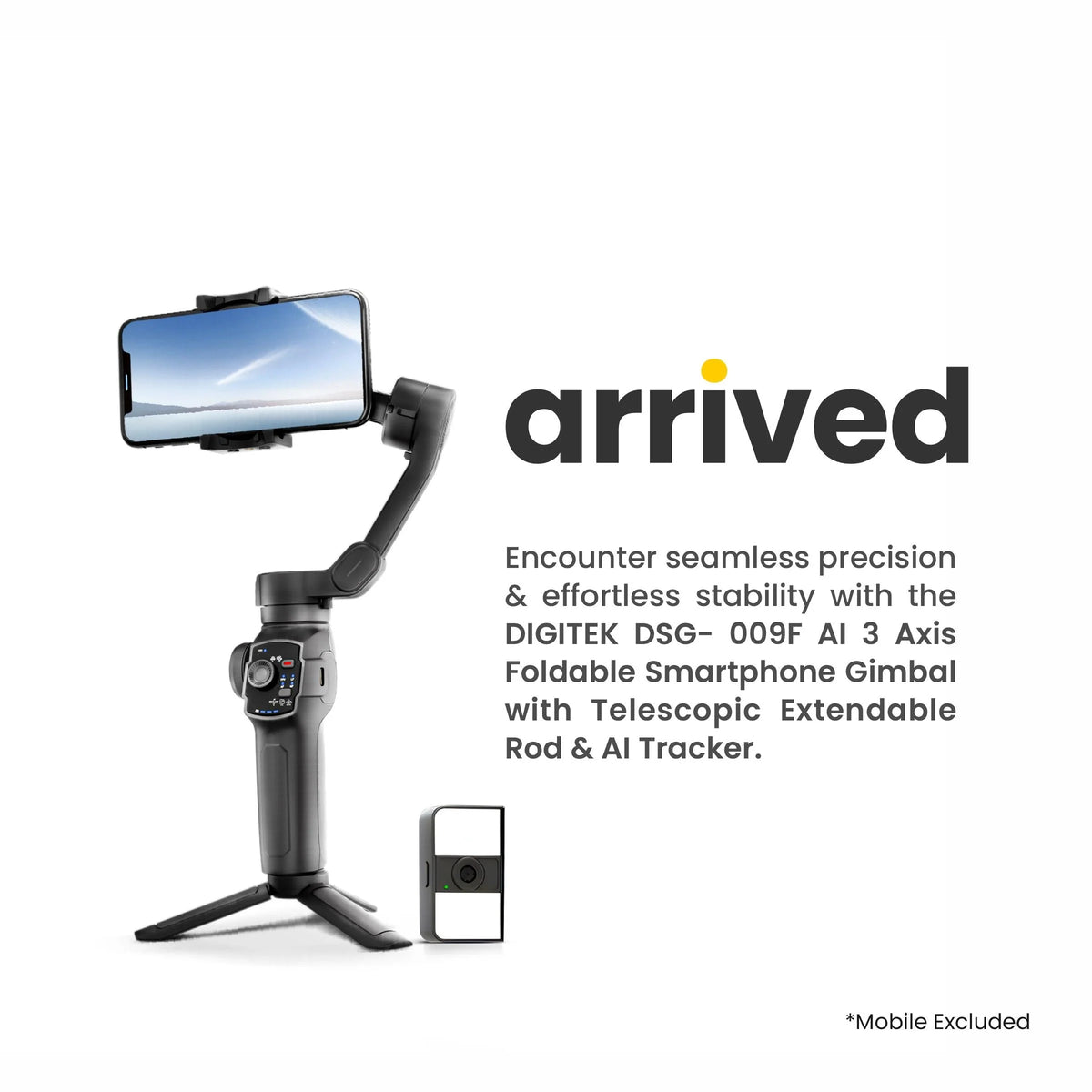 Digitek (DSG-009F) 3 Axis Foldabe Smartphone Gimbal