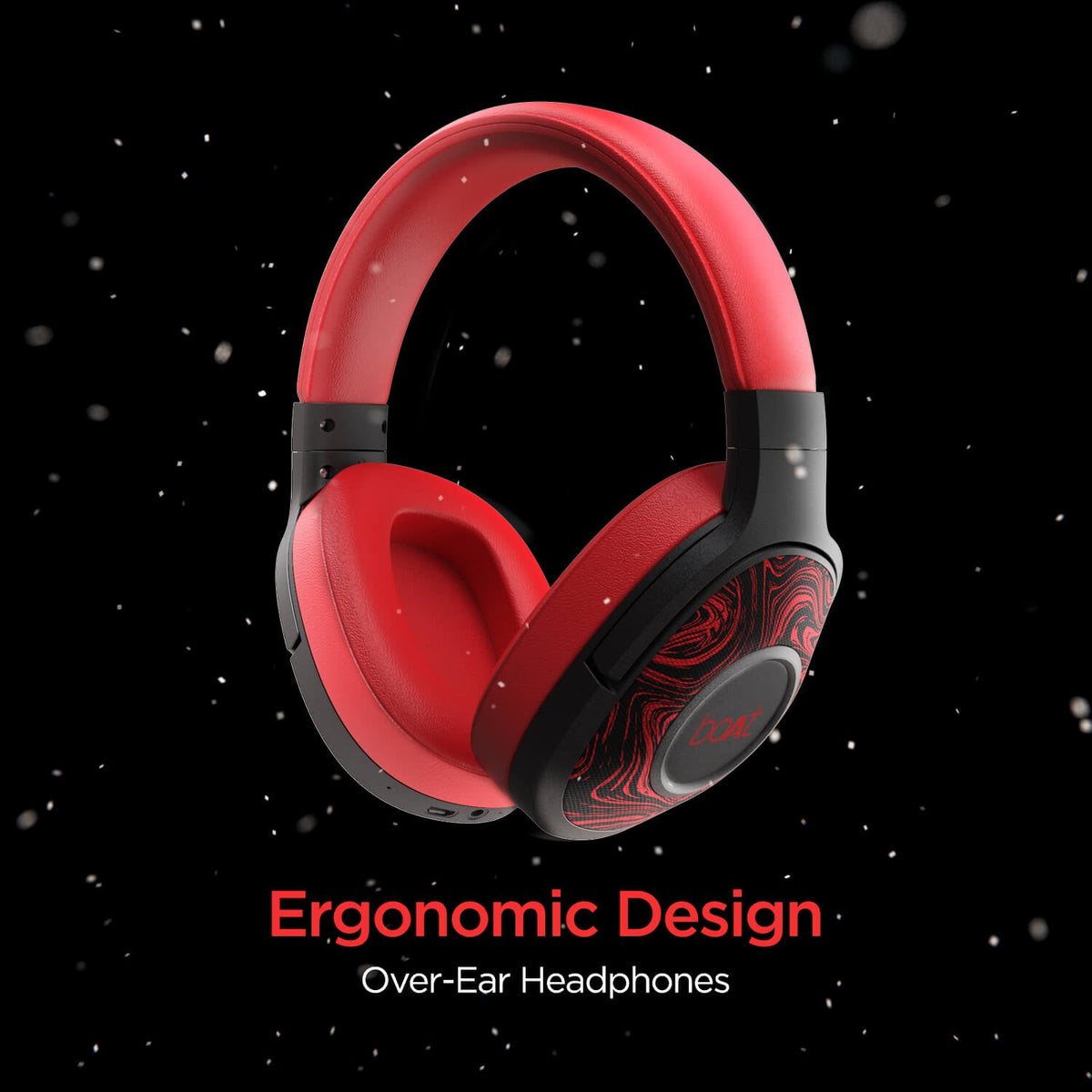 boAt Rockerz 550 Wireless Over-Ear Headphones – 50mm Drivers, 20H Playback, Bluetooth 5.0, AUX Mode