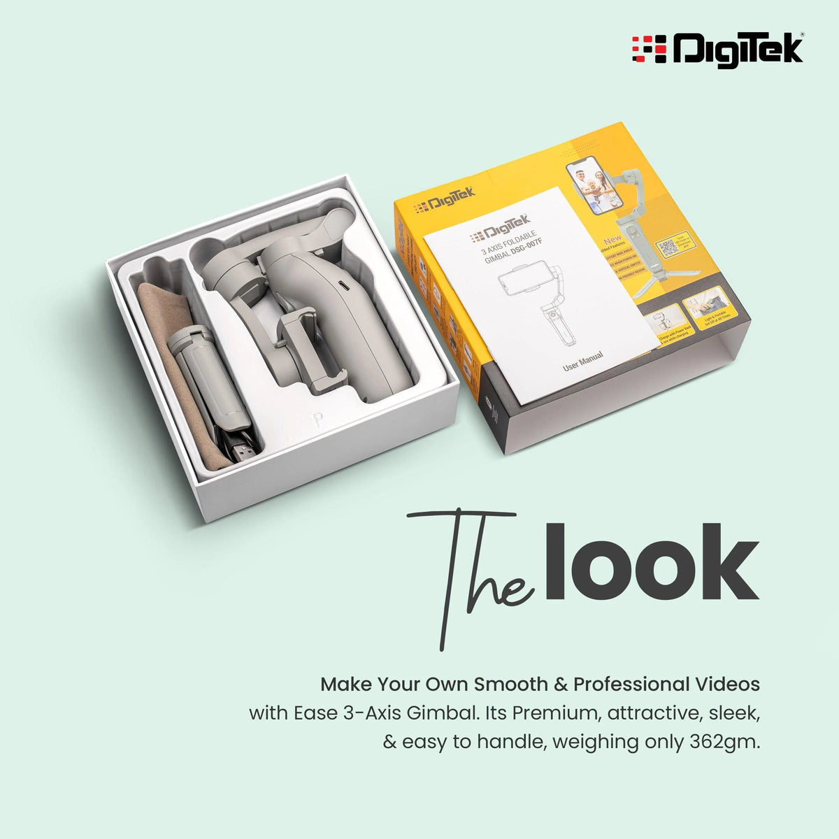 Digitek DSG 007F 3 Axis Handheld Steady Gimbal