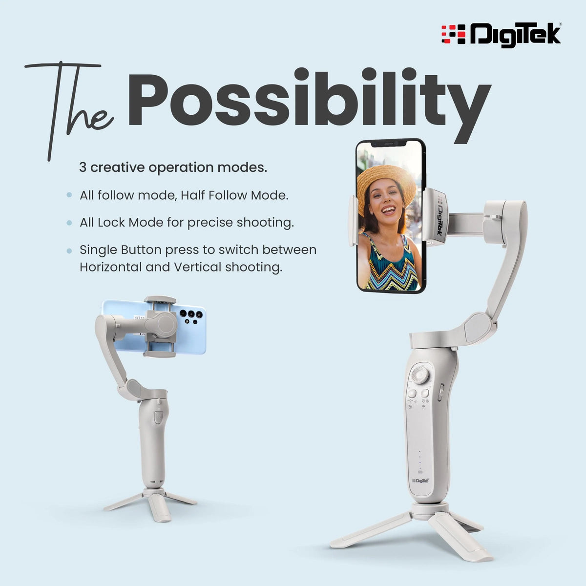 Digitek DSG 007F 3 Axis Handheld Steady Gimbal