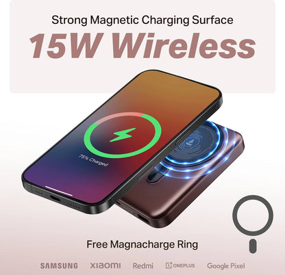Boat EnergyShroom PB331 (Magsafe) 10000mAh Magnetic Wireless Powerbank