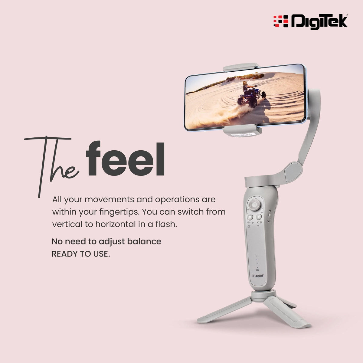 Digitek DSG 007F 3 Axis Handheld Steady Gimbal