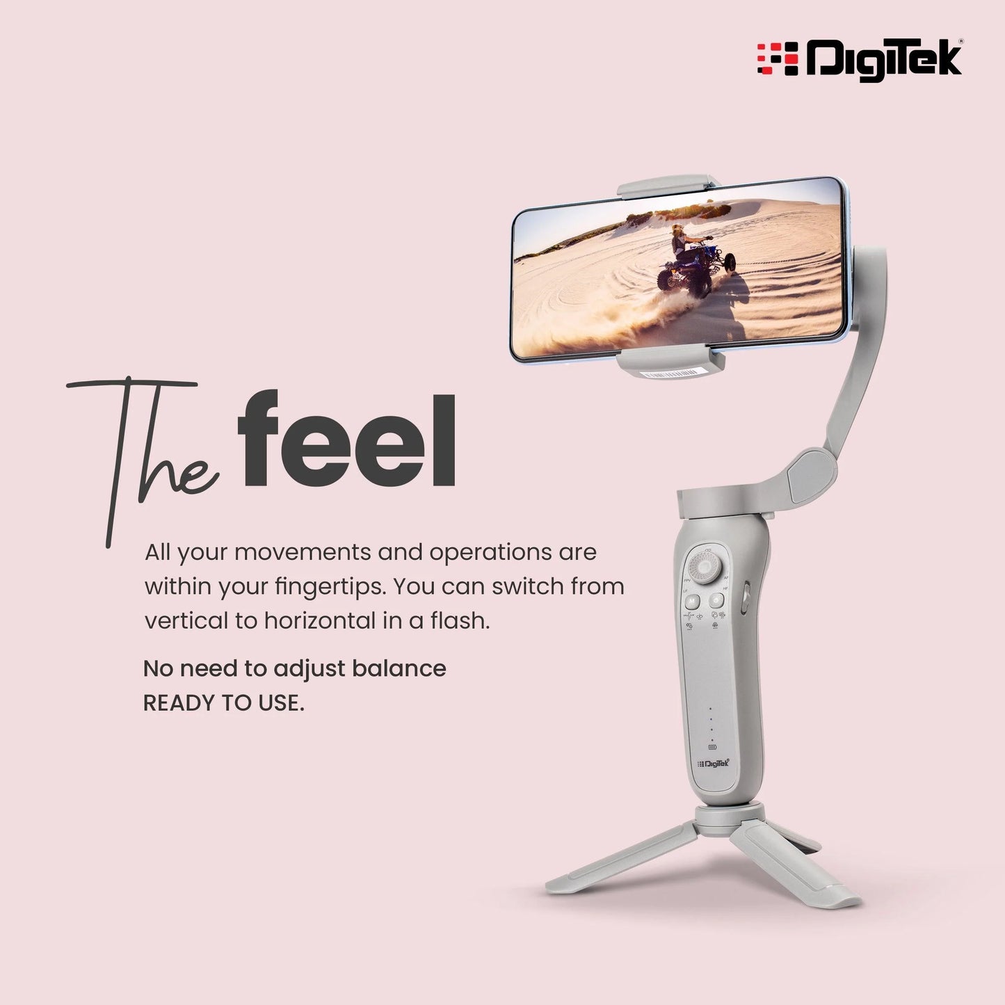Digitek DSG 007F 3 Axis Handheld Steady Gimbal