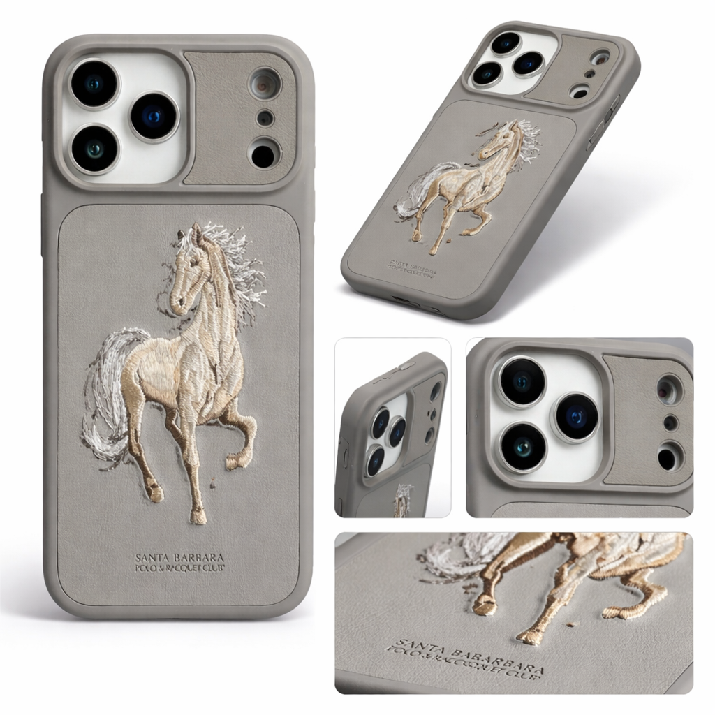 Jockey Embroidered Premium Case for iPhone 17 Pro Max