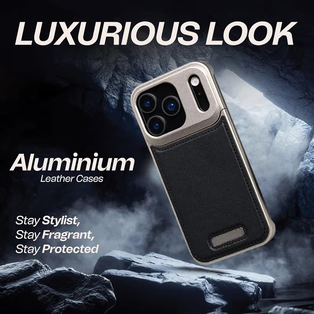 Aroma Leather Wallet Case for iPhone 17 Pro Max